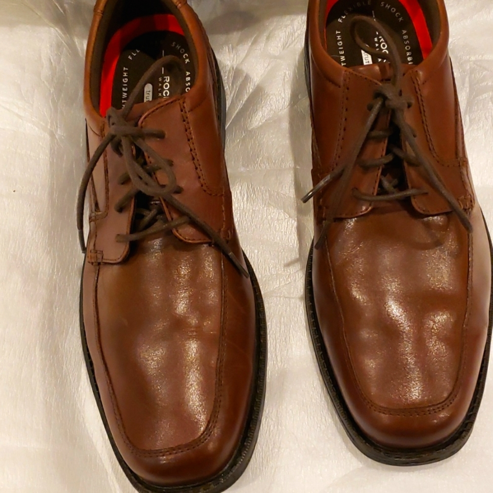 Rockport trutech apron toe derby brown (new) size 10